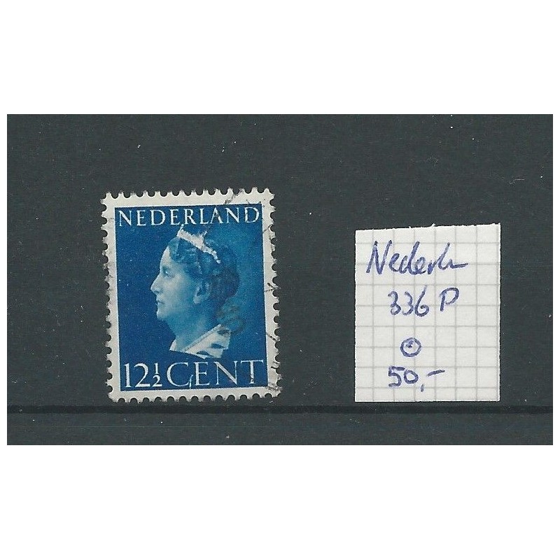 Nederland 336P  "Gent"   VFU/gebruikt  CV 50 €