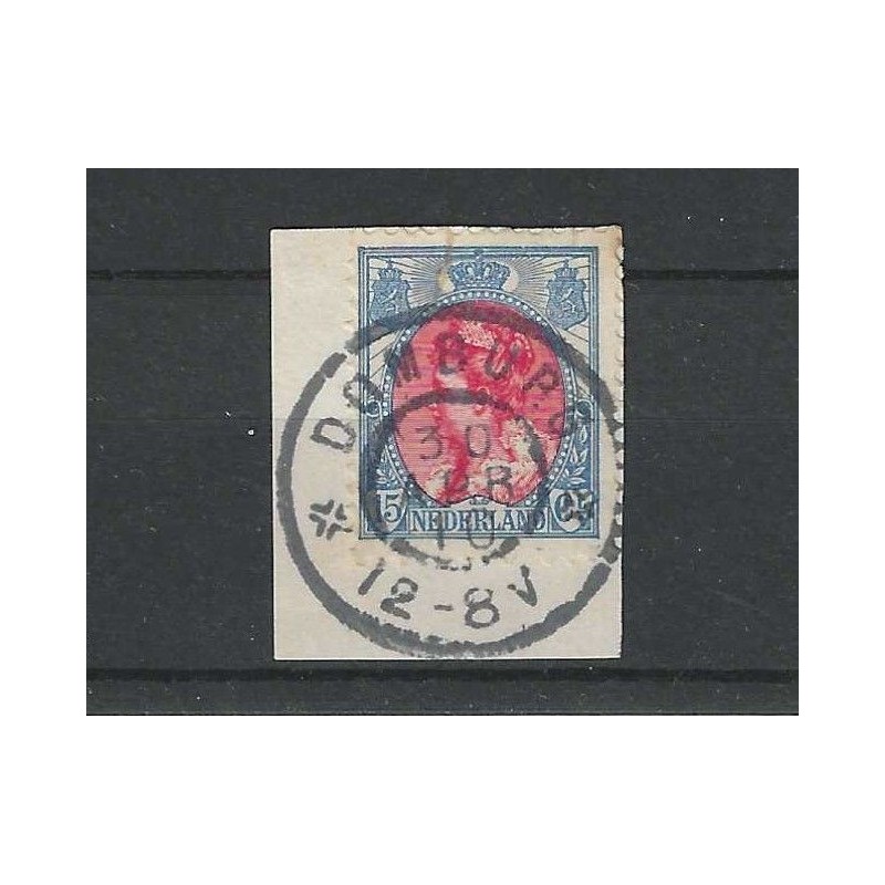 Nederland 65 "DOMBURG 1910" grootrond VFU/gebr CV 4 € Nederland 65 "DOMBURG 1910" grootrond VFU/gebr CV 4 €