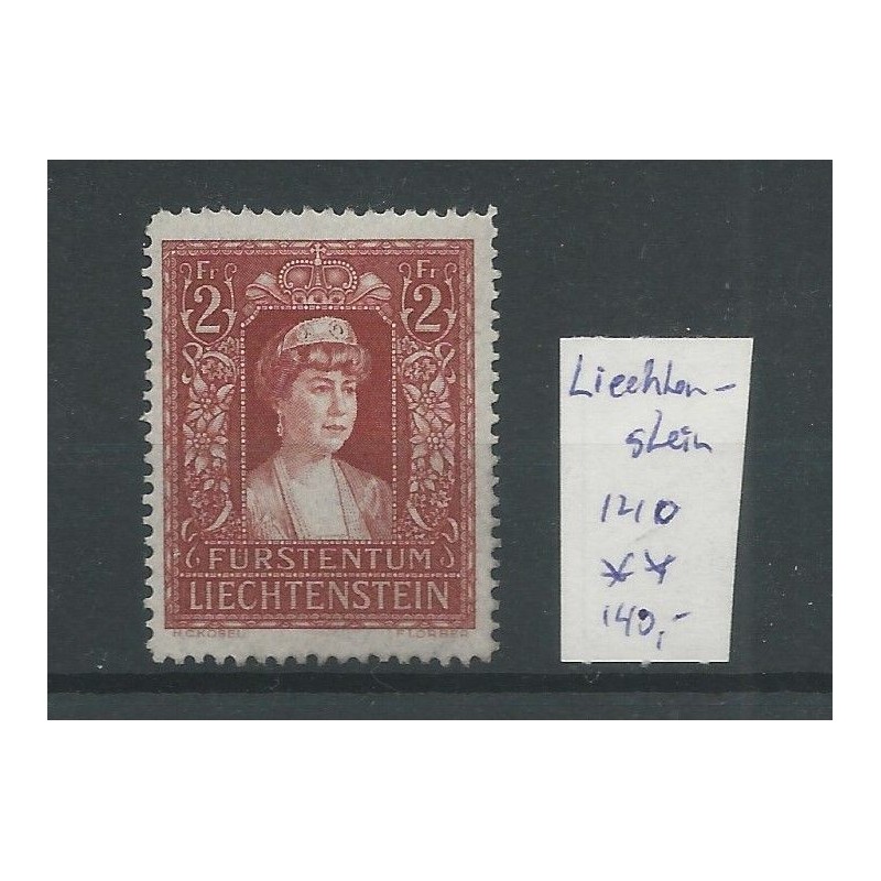 Liechtenstein 140 Fürstin Elsa MNH/postfris CV 160 € Liechtenstein 140 Fürstin Elsa MNH/postfris CV 160 €