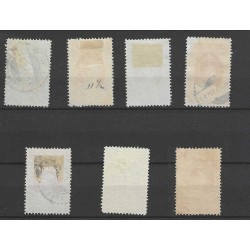 Ned. Indie  160-166 Wilhelmina  1923 set VFU/gebr  CV 225 €