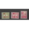 Ned. Indie  135-137 Rode Kruis  MH/ongebr  CV 25 €