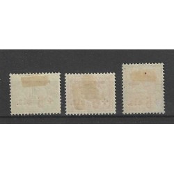 Ned. Indie  135-137 Rode Kruis  MH/ongebr  CV 25 €