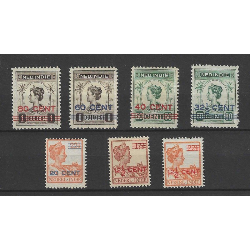 Ned. Indie 142-148 hulpuitgifte MH/ongebr CV 28 € Ned. Indie 142-148 hulpuitgifte MH/ongebr CV 28 €