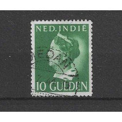 Ned. Indie  288 Wilhelmina 10Gld  VFU/gebr  CV 30 €