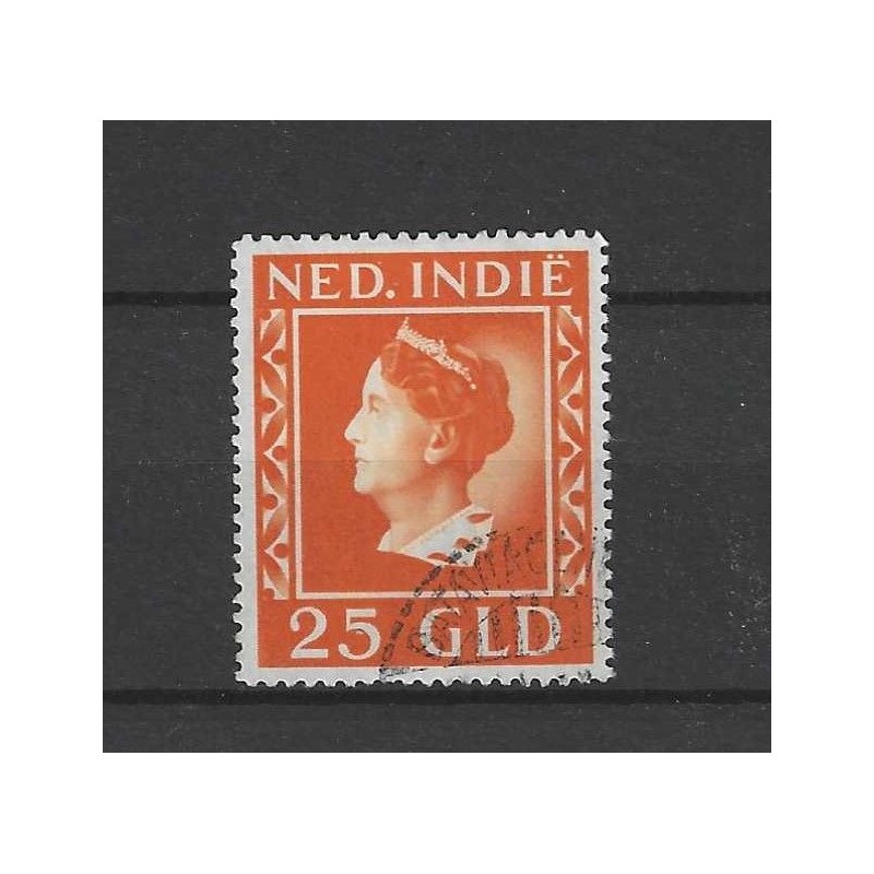 Ned. Indie 289 Wilhelmina 25Gld VFU/gebr CV 200 € Ned. Indie 289 Wilhelmina 25Gld VFU/gebr CV 200 €