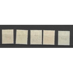 Ned. Indie  293-297 Moehammadijah  MNH/postfris  CV 32 €
