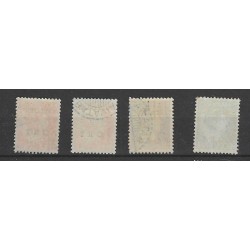 Ned. Indie  P49-52  hulpportzegels VFU/gebr CV 67.5 €