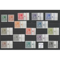 Nederland 177B-198B Veth  met wm  MNH/postfris  CV 375 €