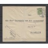 Nederland D5 Dienst op gelopen brief binnen Haarlem 1918  CV 125++€