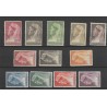 Curacao 126-137 Wilhelmina MH/ongebr  CV 70 €
