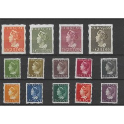Curacao 168-181 Wilhelmina Konijnenburg MNH/postfris CV 437 €