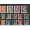 Curacao 168-181 Wilhelmina Konijnenburg MNH/postfris CV 437 €