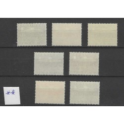Curacao LP82-88 Luchtpost Vliegtuigen MNH/postfris CV 525 €