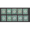 Curacao P34-43 Port 1948 VFU/gebr  CV 255 €
