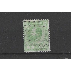 Suriname 4B Willem III  VFU/gebr CV 25 €