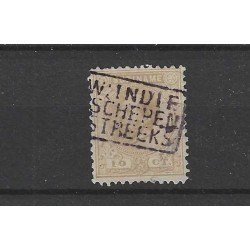 Suriname 6C Willem III VFU/gebr CV 4+€