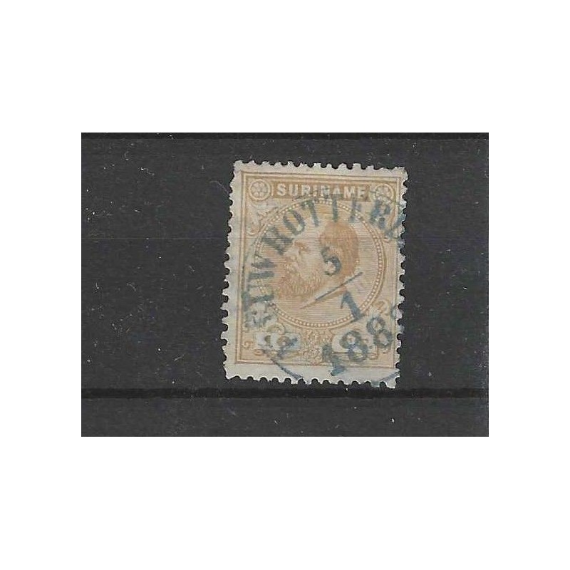 Suriname 6C Willem III "NIEUW ROTTERDAM" VFU/gebr CV 4+€ Suriname 6C Willem III "NIEUW ROTTERDAM" VFU/gebr CV 4+€