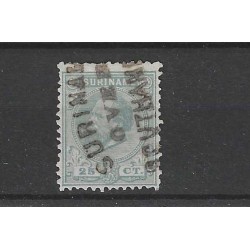 Suriname 10C Willem III  VFU/gebr CV 12+ €