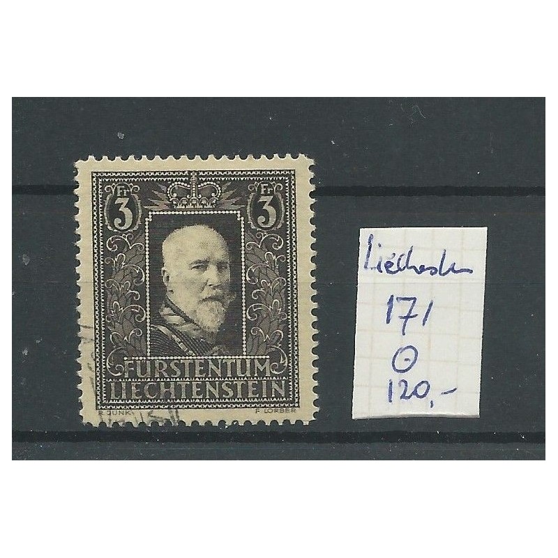 Liechtenstein 171 Furst Franz I VFU/gebr CV 120 € Liechtenstein 171 Furst Franz I VFU/gebr CV 120 €