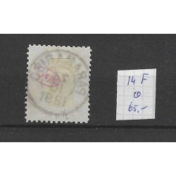 Suriname 14F Willem III  VFU/gebr CV 65  €