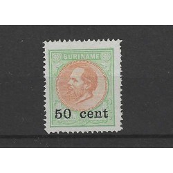 Suriname 40 Hulpuitgifte MH/ongebr CV  170 €
