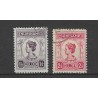 Suriname 102-103  Wilhelmina  VFU/gebr  CV  70 €
