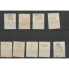 Suriname 118-126 Wilhelmina VFU/gebr  CV  45 €