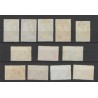 Suriname 167-178 Wilhelmina VFU/gebr  CV  45 €