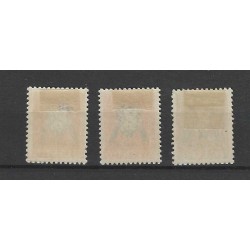 Suriname 197-199 Indische PTT  MH/ongebr  CV 45 €