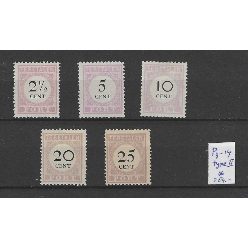 Suriname P9-14 Type II Port 1892 MH/ongebr CV 284 € Suriname P9-14 Type II Port 1892 MH/ongebr CV 284 €