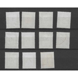 Suriname P36-46 Port  VFU/gebr CV 145 €