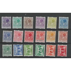 Nederland R1-18 Tweezijdige Roltanding z. wm.  MNH/postfris CV 1615 €