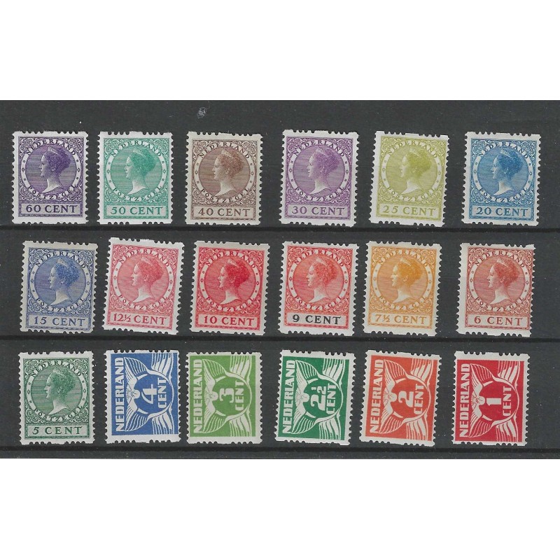 Nederland R1-18 Tweezijdige Roltanding z. wm. MNH/postfris CV 1615 € Nederland R1-18 Tweezijdige Roltanding z. wm. MNH/postfris CV 1615 €