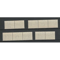 Nederland 356A-D Guilloche Combinaties MNH/postfris CV 98 €