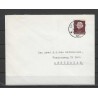 Nederland 712fb KOP-staande opdruk op BRIEF VFU/gebr  CV 450+++ €