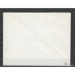 Nederland 712fb KOP-staande opdruk op BRIEF VFU/gebr  CV 450+++ €