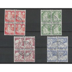 Nederland R86-89 Kind 1930 roltanding blokken van 4 VFU/gebr  CV 150+ €