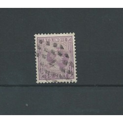 Ned. INDIE  27 met PUNTSTEMPEL 1  LUXE VFU/gebr  CV 50+ €