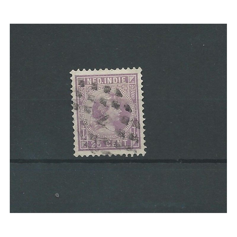 Ned. INDIE 27 met PUNTSTEMPEL 1 LUXE VFU/gebr CV 50+ € Ned. INDIE 27 met PUNTSTEMPEL 1 LUXE VFU/gebr CV 50+ €