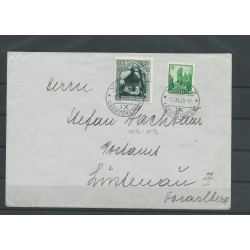 Liechtenstein 100C on Letter  VFU/gebr  CV  24+ €