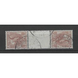 Nederland 61c KEERDRUK  VFU/gebr  CV 1250 €  met certificaat !!