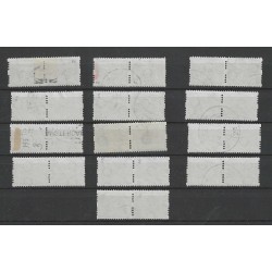 Nederland R19-31 Tweezijdige Roltanding paartjes VFU/gebr  CV 220 €
