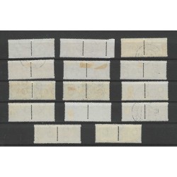 Nederland R57-70 Hoekroltanding paartjes VFU/gebr  CV 168 €
