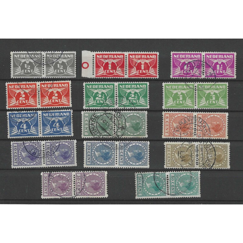 Nederland R57-70 Hoekroltanding paartjes VFU/gebr CV 168 € Nederland R57-70 Hoekroltanding paartjes VFU/gebr CV 168 €