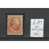 Nederland  6PM Willem III met plaatfout "Open Kaderlijn" VFU/gebr  CV 265 €