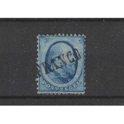 Nederland 4 Willem III "FRANCO"zonder kastje VFU/gebr  CV 50 €