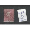 Nederland 8II-A Willem III  "Franco-kastje" in rood VFU/gebr  CV 50+ €