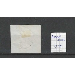 Nederland 19  Willem III  "NOORDBROEK 1884" kleinrond VFU/ gebr  CV 13,5+ €