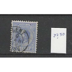 Nederland 19  Willem III  "LENT 1891" kleinrond VFU/ gebr  CV 22,5 €