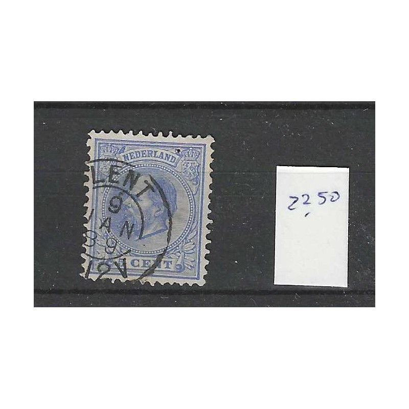 Nederland 19 Willem III "LENT 1891" kleinrond VFU/ gebr CV 22,5 € Nederland 19 Willem III "LENT 1891" kleinrond VFU/ gebr CV 22,5 €